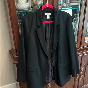 H&M Black Tailored Women's Blazer Jacket